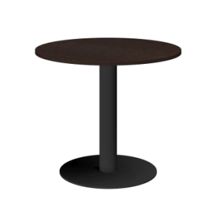 Стол круглый Арго-М АМ-ДУ90 Дуб венге/Антрацит