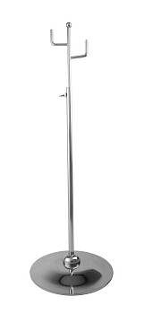 QXD013 Вешало настольное, H=380-780мм, основание d170мм, хром
