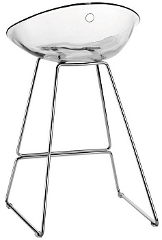 Кресло прозрачное полубарное Gliss 