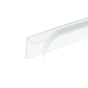 Ценникодержатель HEL39 прозрачный, 1000 мм