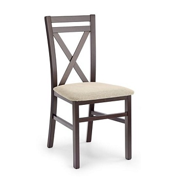 Стул Halmar dariusz с подушкой, темный орех