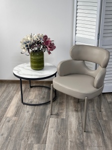 Стул VALTER HF017-09 Латте, экокожа / Латте каркас, ®DISAUR