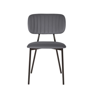 Стул Фрост, бархат серый 27