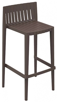 Стул пластиковый барный Spritz Basic бронзовый