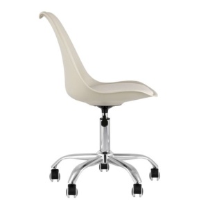 Стул офисный Blok New, пластиковый бежевый