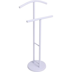 Вешалка напольная костюмная Milo, белый, металл