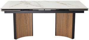 Стол СТРАДИВАРИ 180 цвет 116 BG, керамика / Дуб Американский