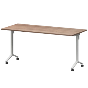 Стол мобильный складной Моби МБ22-160.70 Темный шимо/Белый