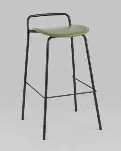 Стул барный Mantis экокожа зеленый