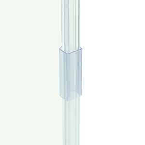 Комплект настенный на клипсах FLU-CLIP-00 с рамкой PF-A3, цвет прозрачный