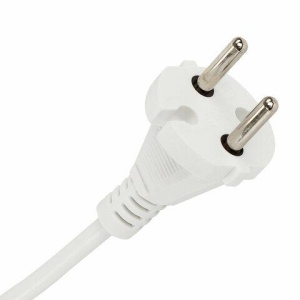 Удлинитель сетевой SONNEN U-135, 3 розетки, без заземления, 6 А, 5 м, белый, 511430