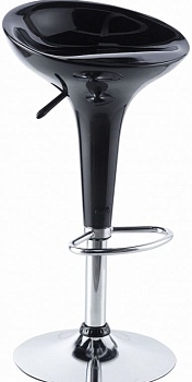 Стул пластиковый барный Bomba 1004 черный