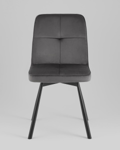 Стул Boun вращающийся велюр темно-серый 2 шт.