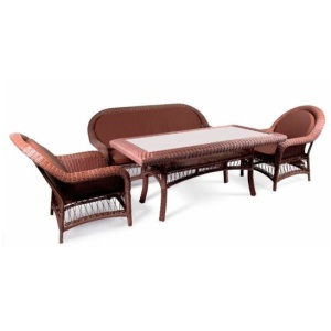 Стол обеденный прямоугольный Джадол, коричневый