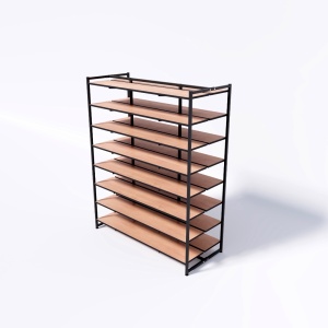 Стеллаж для обуви в стиле Лофт BOTTI 1550-08-1 (без полок)