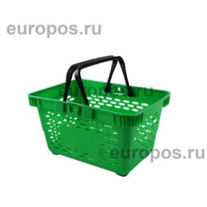 Корзина пластиковая CLASSIC, 20 литров, цвет зеленый