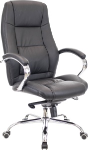 Кресло Everprof Kron (Крон) M Кожа Черная