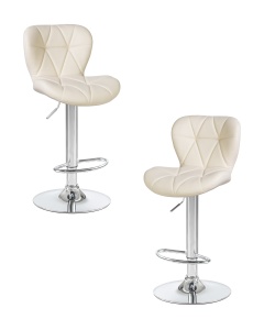 Набор 2 шт Стул барный DOBRIN BARNY, кремовый