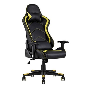 Кресло игровое TopChairs Cayenne желтое