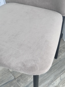 Стул МОНАКО Marseille-16 Капучино, велюр / Черный каркас M-City