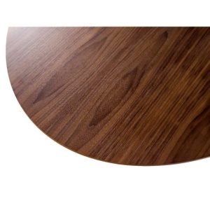 Стол обеденный Apriori T, D100, американский орех/ белый