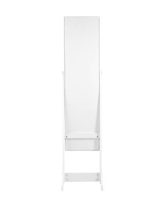 Зеркало-шкаф напольное Godrick для украшений белое