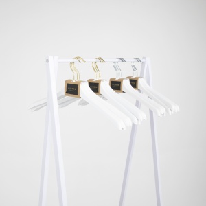 Вешалка стойка напольная Capella, белый, лдсп