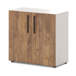 Шкаф для документов низкий T-621 Лавана - Lavana цвет Таксония медовая и Бежевый песок