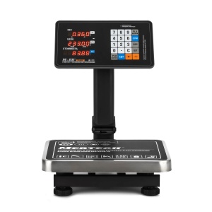 Торговые напольные весы M-ER 333 ACPU-32.5 с расч. стоимости LED