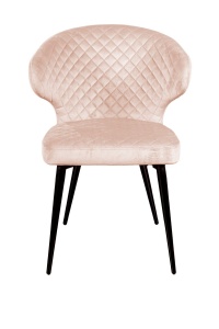 Стул Ричард ромб, бархат светло-бежевый 2