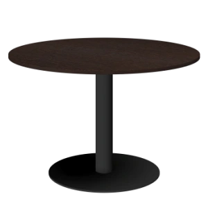 Стол круглый Арго-М АМ-ДУ120 Дуб венге/Антрацит