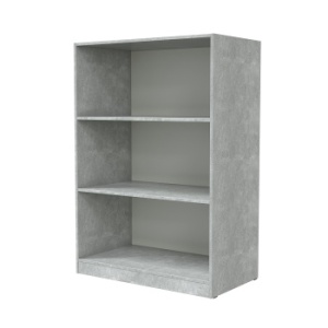 Стеллаж №1300-500мм, Метрополитан Грей