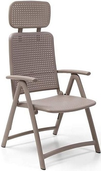 Кресло пластиковое складное Acquamarina тортора