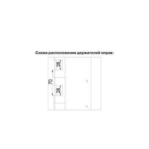 KDC-605 \ Стойка для очков настольная, с замком