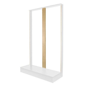 Каркас экономстенда ЭС-1 (2 эл) 1200х2400, цвет Белый