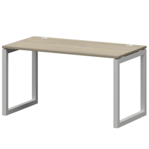 Стол на металлокаркасе Смарт СМС25-О-12К.73.Пр50 Кронберг/Белый