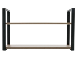 Полка Home-2 вяз натуральный/чёрный