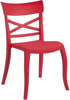 Стул пластиковый XSera-S красный