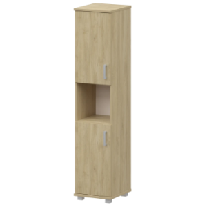 Стеллаж высокий узкий полузакрытый Аргентум "НТ-540;НТ-600;НТ-600" Баттл Рок