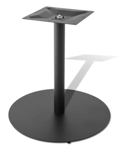 Основания стола стальное круглое для ресторана, черное, серия Лайн, модель 4008 усиленное