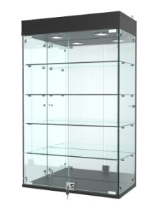 Витрина "АТРИУМ" настенная №2А-5Г, Черный