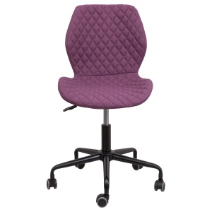 Кресло поворотное Delfin, бордовый, ткань