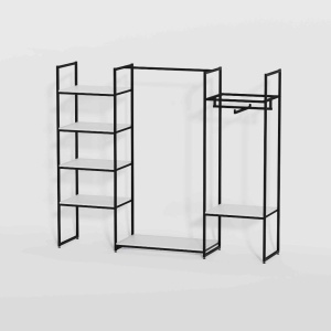 Стеллаж для одежды К-1707 в стиле Loft