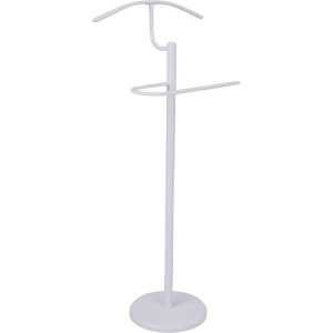 Вешалка напольная костюмная Evan, белый, металл