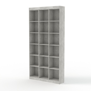 Стеллаж "СТАНДАРТ" №3A, Метрополитан Грей