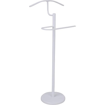 Вешалка напольная костюмная Evan, белый, металл