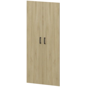 Двери из ЛДСП к широким стеллажам Аргентум НТ-602.2.Ч.Ф Баттл Рок