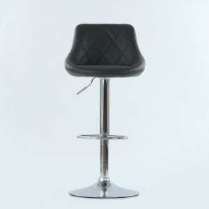 Барный стул Форт, серая кожа