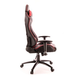 Кресло компьютерное Lotus S10 экокожа красный