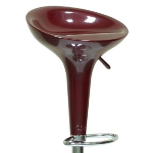 Барный стул Бомба, вишневый глянец
